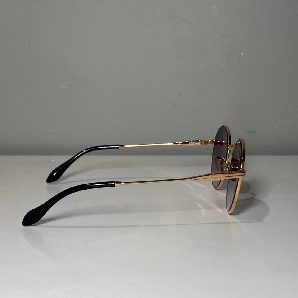 Sonix Chic Gold Frame Sunglasses with Pink Lenses - Picture 2 of 5